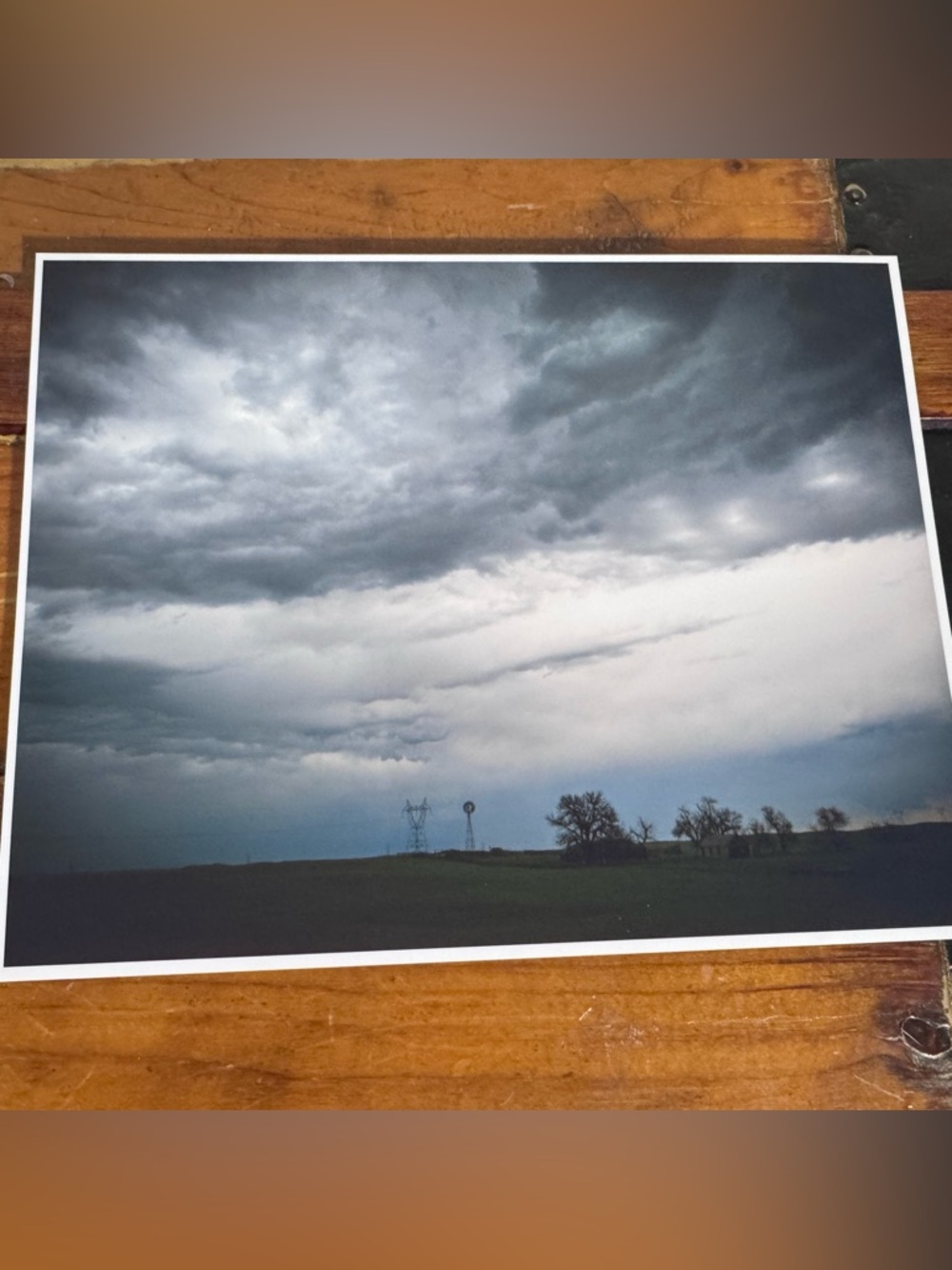 Moody Gray Stormscape Photography Print - Home Art